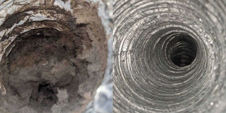 Air Duct Before After